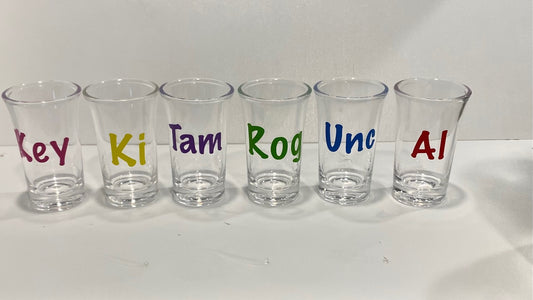 Acrylic Shot Glasses - Personalized