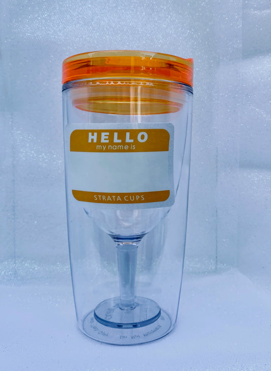 10 oz. Insulated Wine Tumbler With Lid