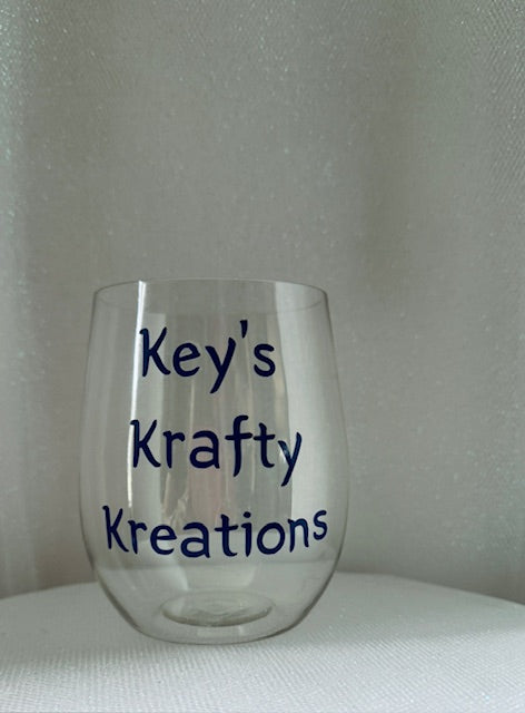 12 oz. Plastic Wine Glasses