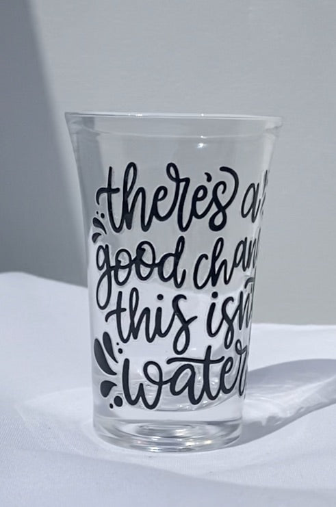 1.2 oz Acrylic Shot Glasses - There's A Good Chance